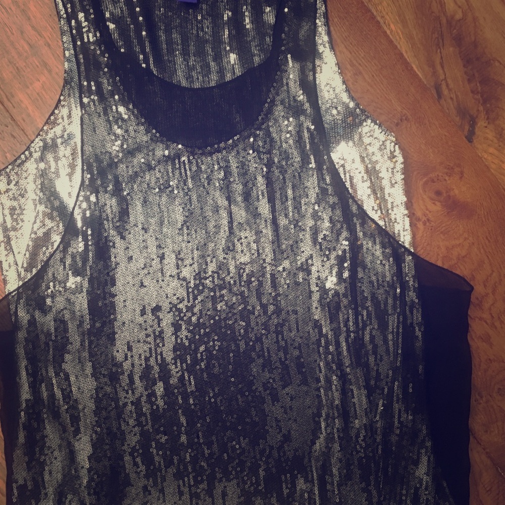 Jimmy Choo for H&M racer back tank with sequins